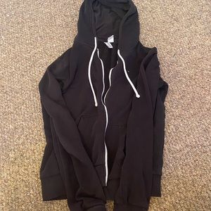 H&M black zip up